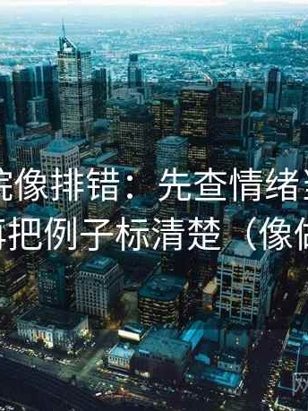 蜂鸟影院像排错：先查情绪当理由了吗，再把例子标清楚（像做校准）