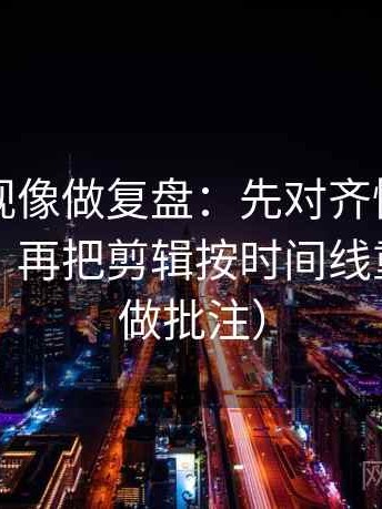 欧乐影视像做复盘：先对齐情绪当理由了吗，再把剪辑按时间线重排（像做批注）